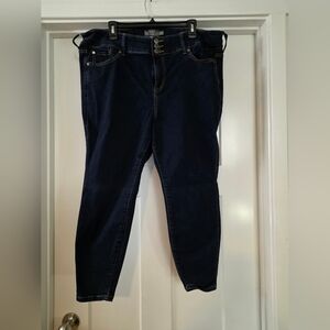 Torrid Dark Blue Skinny Jeans
